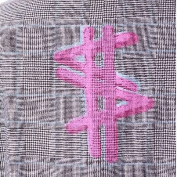 TWINSET MYFO X ACTITUDE CHECKED OVER BLAZER - Picture 2 of 6